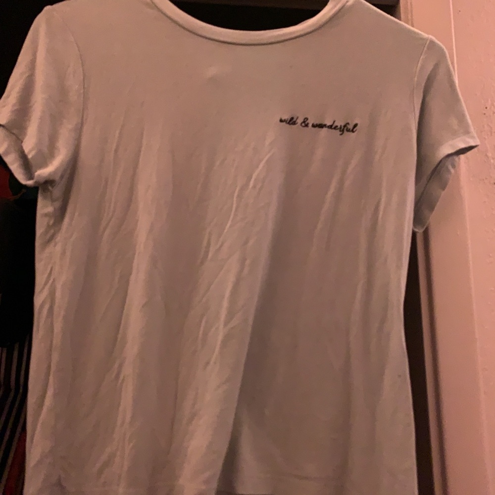 Lilac cropped tee